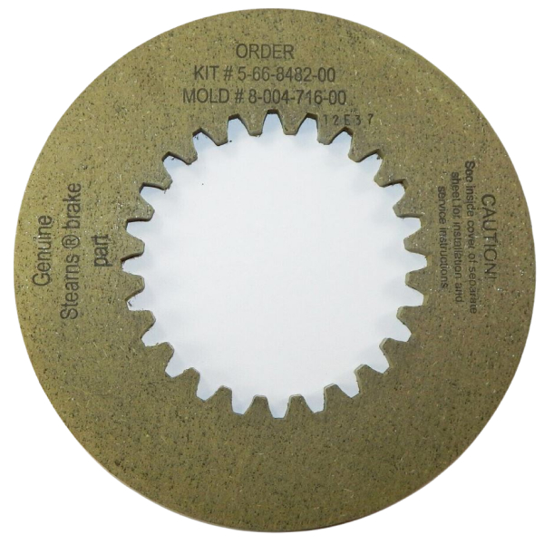 Image for STEARNS 87T/P00 & 87300 Series High Inertia 24 Tooth Friction Disc 566848800